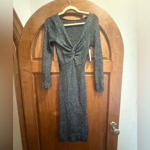 Sage The Label Black Glitter Dress